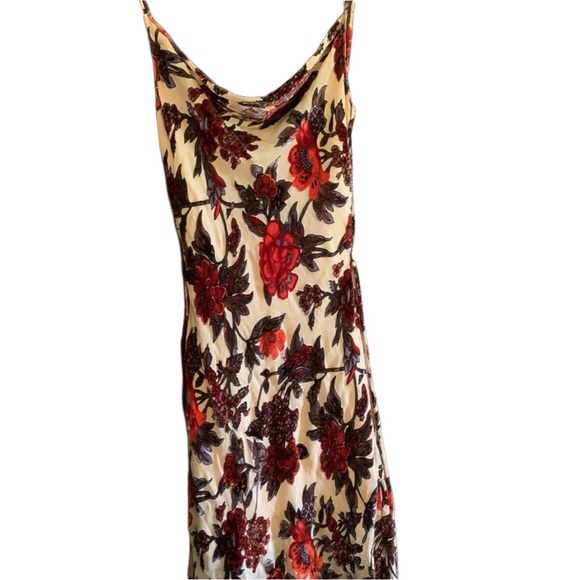 RAT & BOA The Ceretti Velvet Floral Silk Dress - Size S - NWoT! - Picture 5 of 7